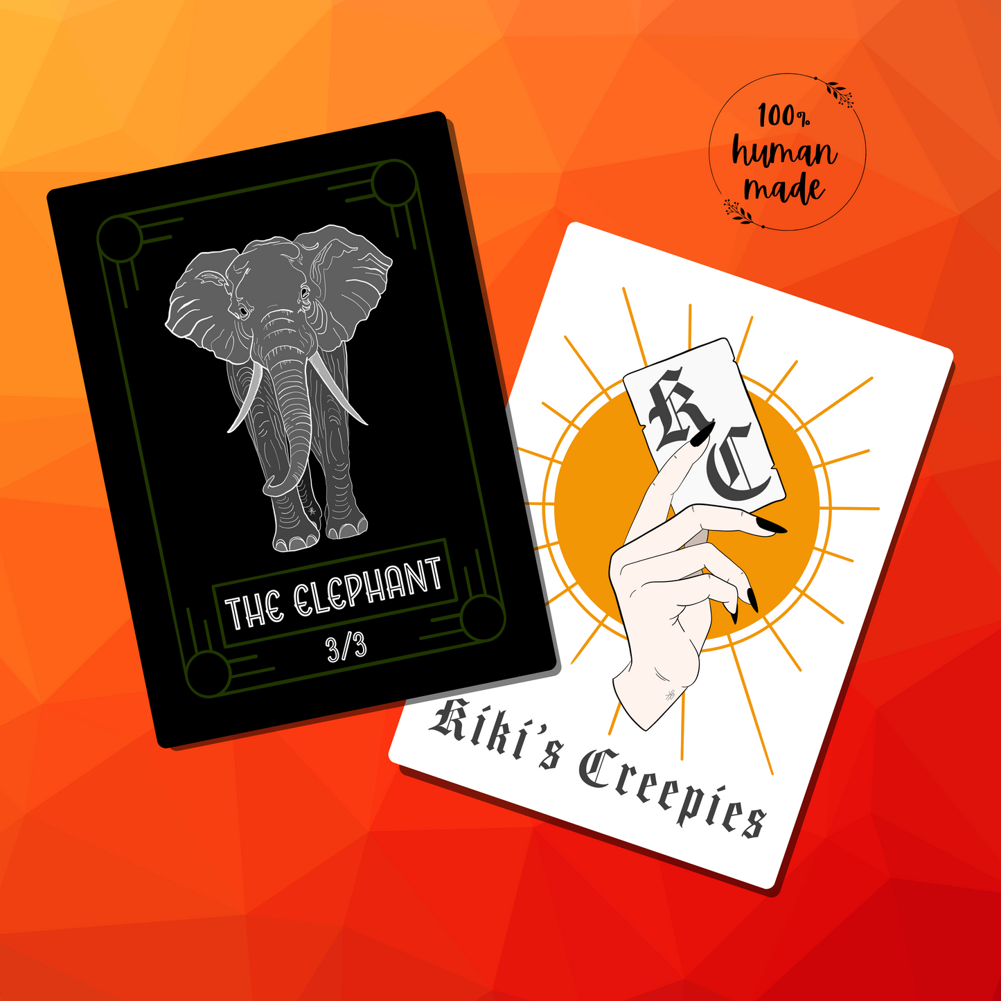 Elephant Token: 3/3 Green Border