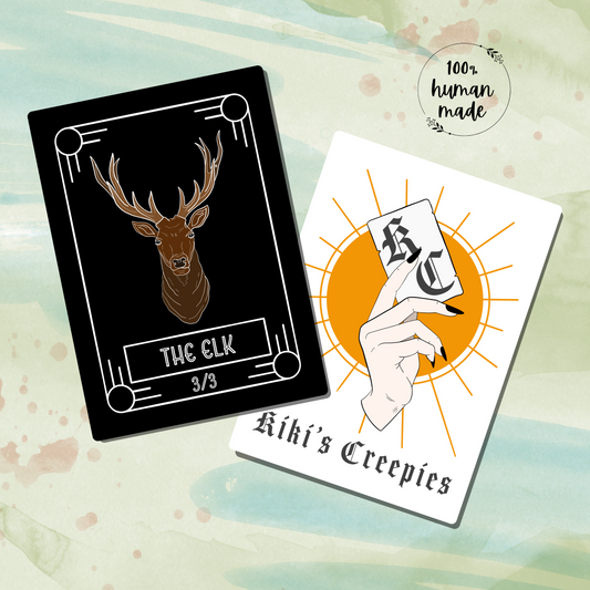 Elk Token: 3/3 White Border
