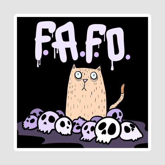 FAFO Sticker Square