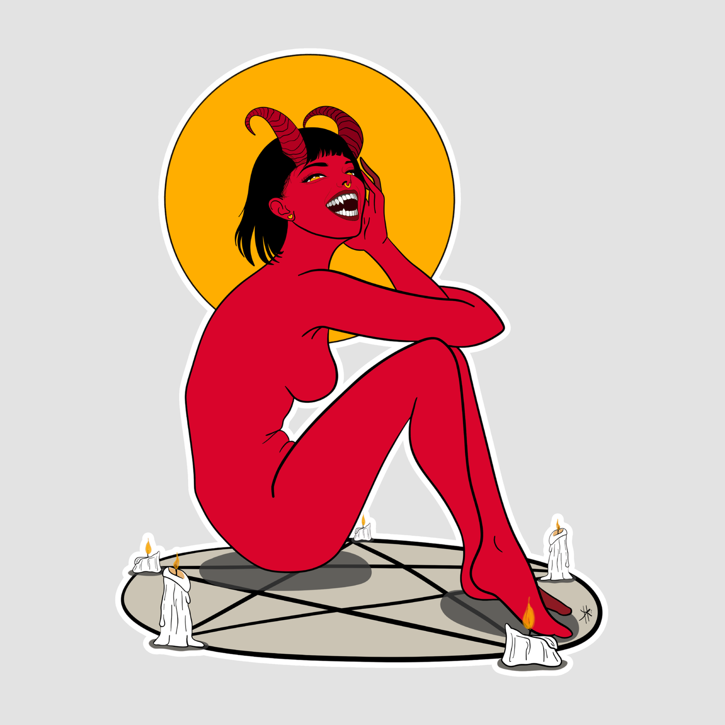 Demon Sticker