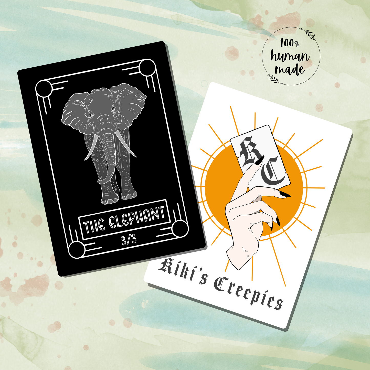 Elephant Token: 3/3 White Border