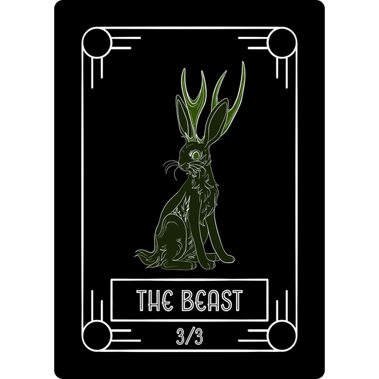 Beast Token: 3/3 White Border