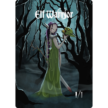 Elf Warrior Token: 1/1 Swamp