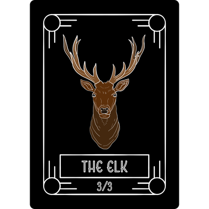 Elk Token: 3/3 White Border