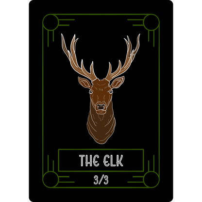 Elk Token: 3/3 Green Border