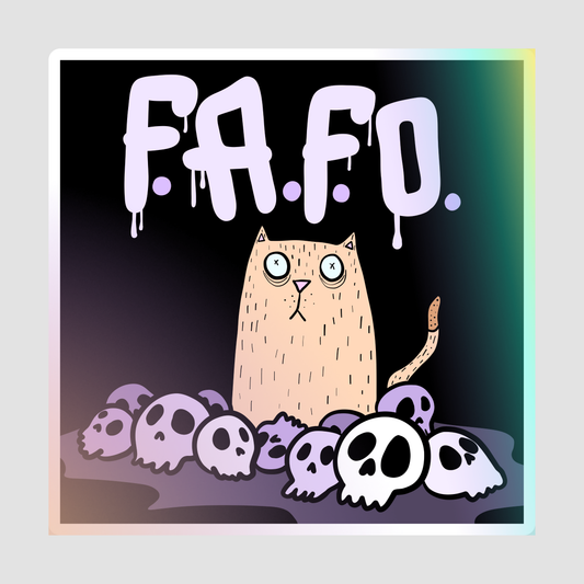 FAFO Sticker Square