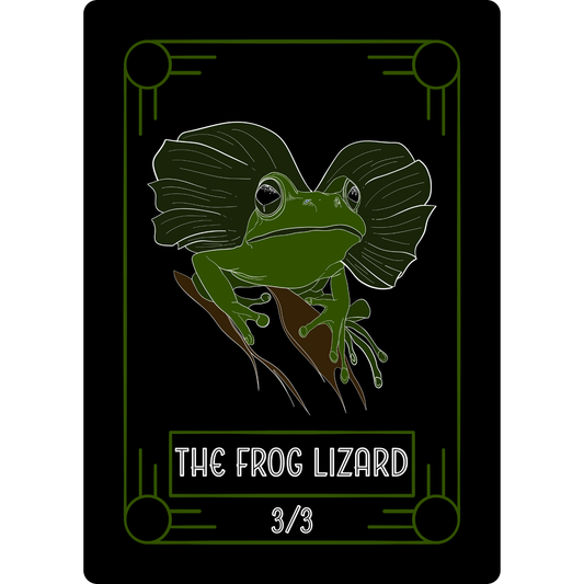 Frog Lizard Token: 3/3 Green Border