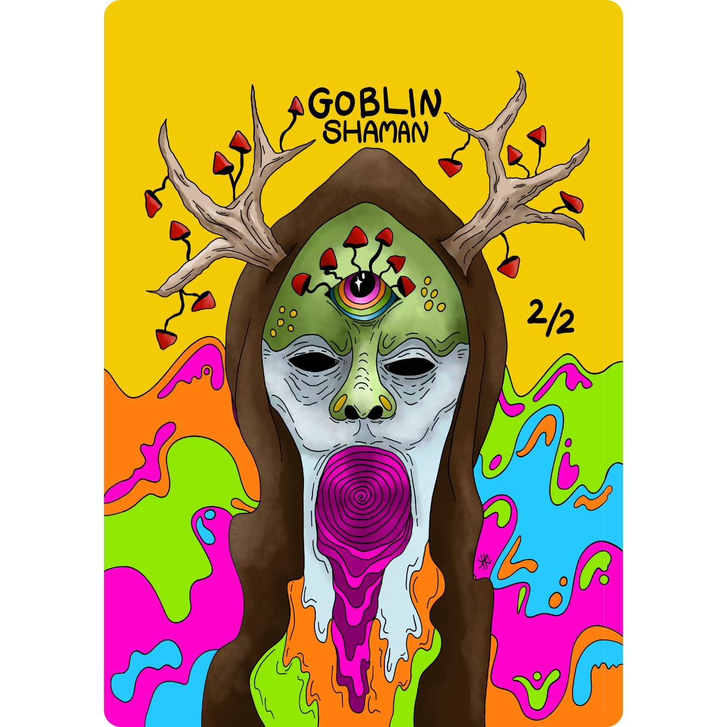 Goblin Shaman Token: 2/2