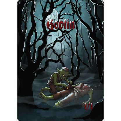 Goblin Token: 1/1 Swamp