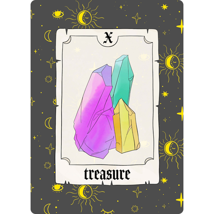 Treasure Token: Tarot Crystals